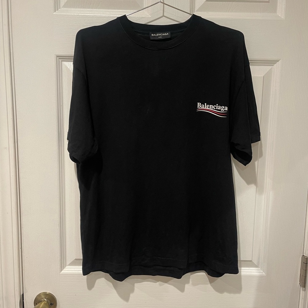 Balenciaga Black Short Sleeve Tee